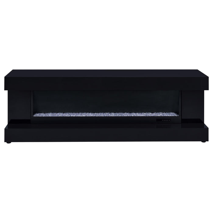 TV Stand Fireplace Console With Bluetooth Speaker Furniture Max
