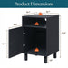 Nightstand With Charging Station & Storage Home Essentials