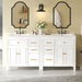 2 Piece Freestanding Bathroom Vanity Set With Sink Top, Reversible Dual Layout Noble House