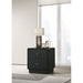 Burton - 2 Drawer Nightstand - Black Furniture Max