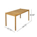 5 Piece Outdoor Patio Dining Set With Table, Chairs With Cushions - Gray / Light Teak Noble House