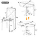 5 Piece Dining Room Set, Table And Chairs Set For 4 Persons Hearth and Haven