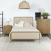 Benson - Eastern King Panel Bed - Sand Furniture Max
