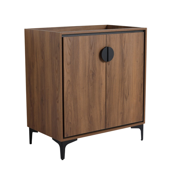 Modern Bathroom Vanity Storage Cabinet With Soft Closing Doors And Engineered Wood Construction