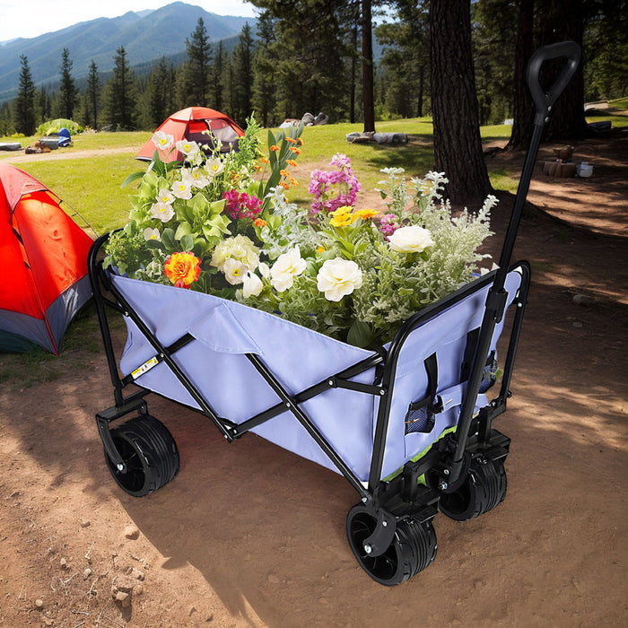 Wagons Carts Heavy Duty Foldable With Big Wheels