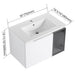 Wall Mounted Bathroom Vanity With Sink, 2 Soft Close Doors, Cabinet & Half Door Home Essentials