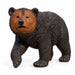Bear Garden Statue, Walking Animal Sculpture With 2 Ground Stakes For Outdoor Decor - Black Daily Nest