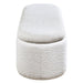 Sandro - Bench With Storage - Beige Boucle & Walnut ACME