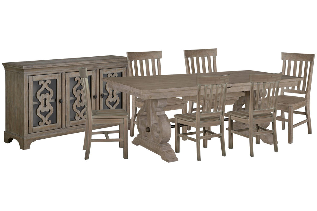 Tinley Park - Extendable Rectangular Dining Table Set Magnussen Furniture