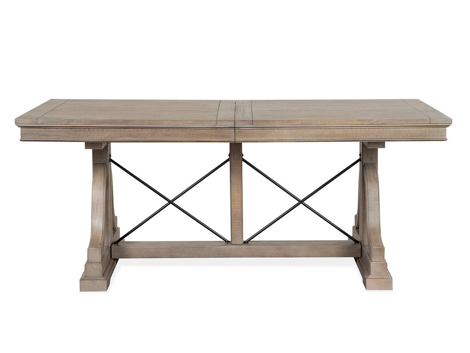 Paxton Place - Trestle Dining Table - Dovetail Gray Magnussen Furniture