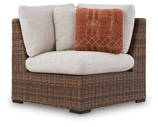 Dolan Creek - Corner With Cushion - Beige / Brown Signature Design by Ashley®