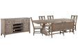 Paxton Place - Extendable Trestle Dining Table Set Magnussen Furniture