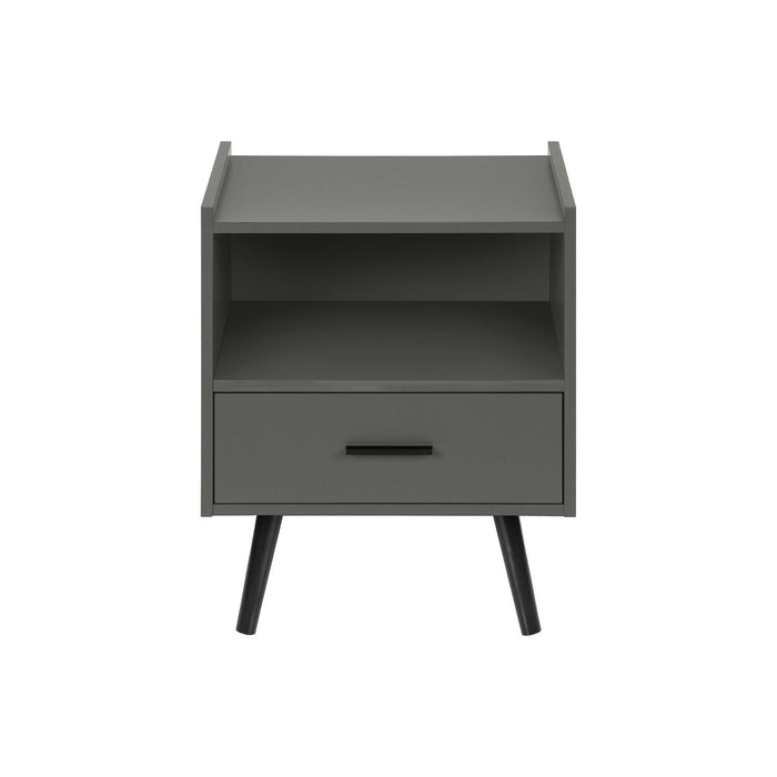 Modern Accent Table With Storage Drawer 8th Street