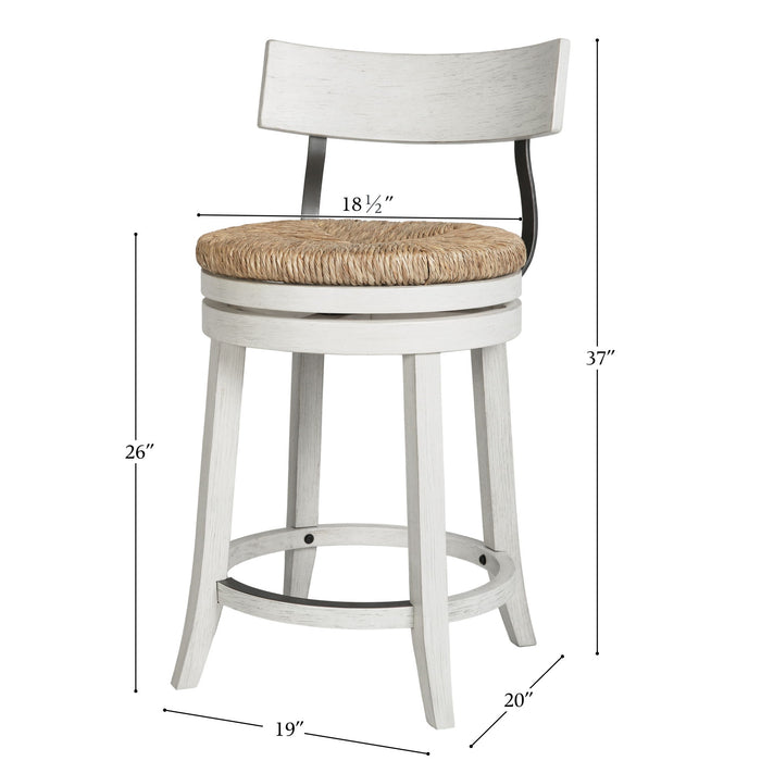 Stool With Natural Seagrass Seat Home Essentials
