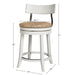 Stool With Natural Seagrass Seat Home Essentials