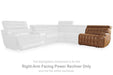Temmpton - Raf Zero Wall Power Recliner - Chocolate Signature Design by Ashley®