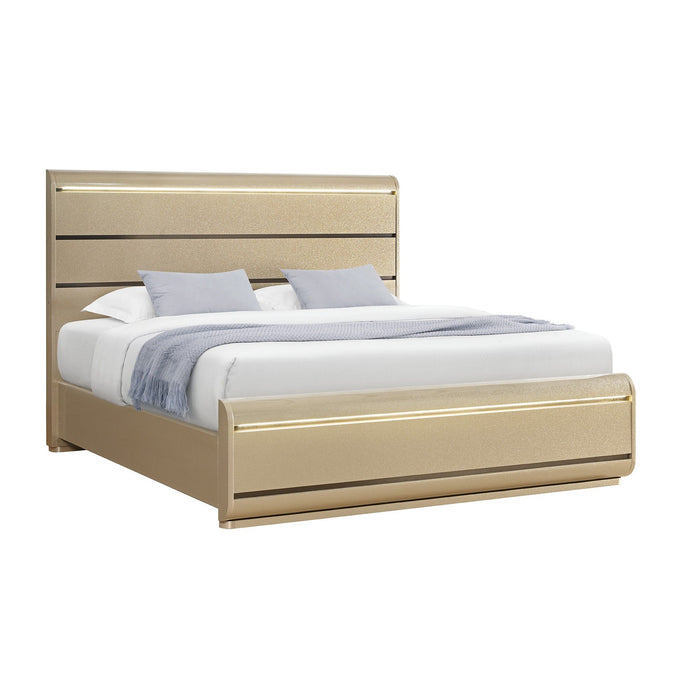Gigi - Bed With LED Lights Global Furniture USA