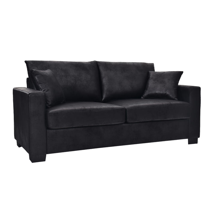 2 Seater Sofa, 2 Throw Pillows For Living Room Home Essentials