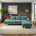 L - Shaped Sectional Sofa With Chaise & Ottoman Home Essentials