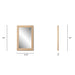 Langford - Wall Mirror - Light Brown Jennifer Taylor Home
