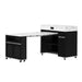 Extendable Dining Table With Folding Top, Rolling Kitchen Island With Drawers And Power Outlet Hearth and Haven