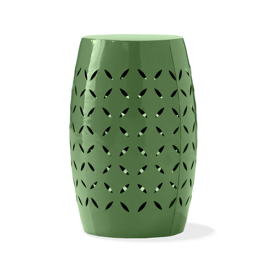Outdoor Side Table With Barrel Shape Noble House