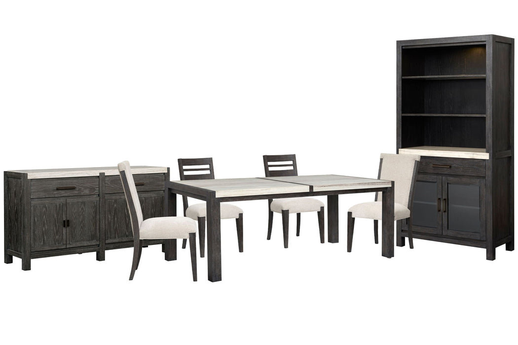 Plum Creek - 7 Piece Rectangular Dining Table Set Magnussen Furniture