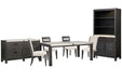 Plum Creek - 7 Piece Rectangular Dining Table Set Magnussen Furniture