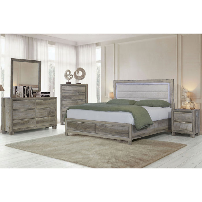 Cllisie - Bed With Padded Headboard Global Furniture USA