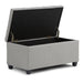 Sienna - Upholstered Storage Ottoman Bench Simpli-Home