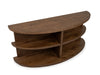 Oswald - Demilune Sofa Table - Brown Magnussen Furniture