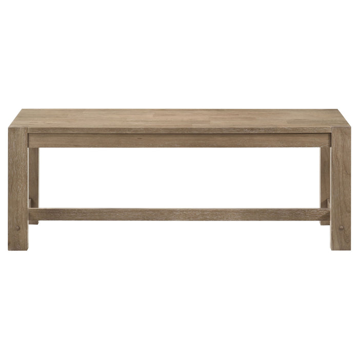Malvika - Trestle Base Dining Bench - Brown Furniture Max