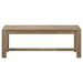 Malvika - Trestle Base Dining Bench - Brown Furniture Max