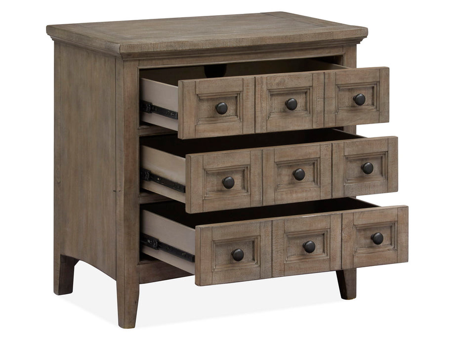 Paxton Place - Wood Drawer Nightstand - Dove Tail Gray Magnussen Furniture