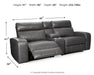 Samperstone - Power Reclining Sectional Signature Design by Ashley®