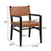Modern Style Dining Chair With Upholstery Noble House