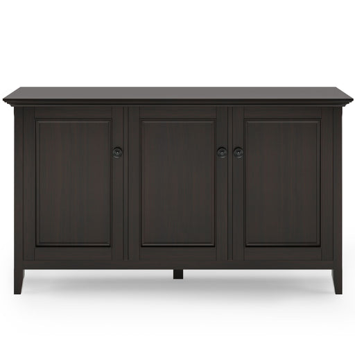 Amherst - Wide 3 Door Storage Cabinet - Hickory Brown Simpli-Home