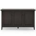 Amherst - Wide 3 Door Storage Cabinet - Hickory Brown Simpli-Home