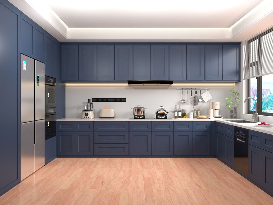 Shaker Base Cabinet With Soft-Close Drawer & Double Doors, Adjustable Shelf Home Essentials