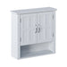 Multi Functional Wall Mounted Cabinet With Adjustable Shelves For Bathroom Noble House