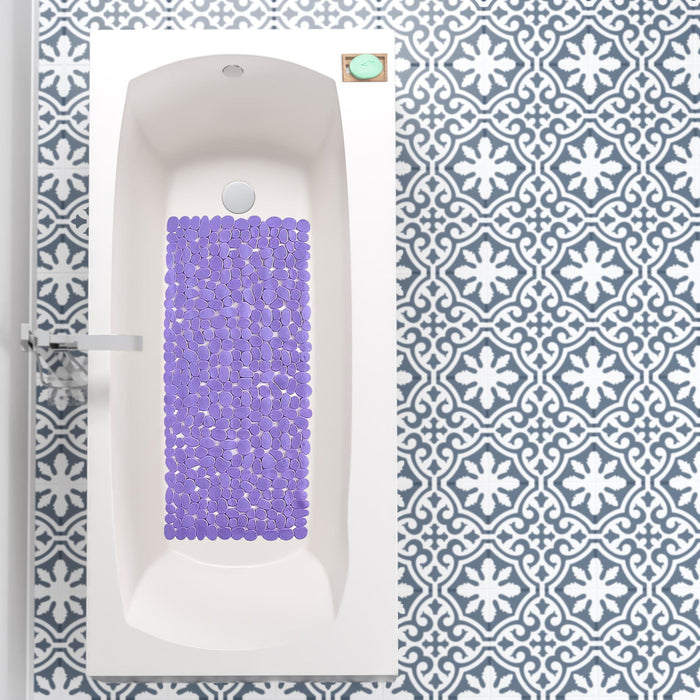 35" Pebble Shower Mat - Purple