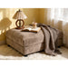 Upholstered Rectangle Ottoman Home Essentials