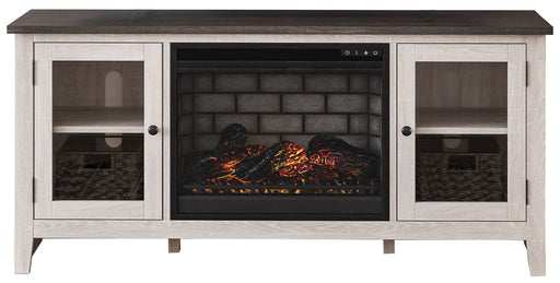 Dorrinson - TV Stand With Fireplace Insert Signature Design by Ashley®