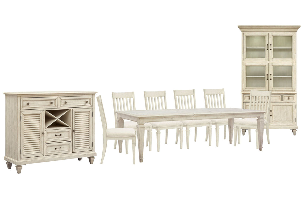 Newport - 9 Piece Extendable Rectangular Dining Table Set Magnussen Furniture