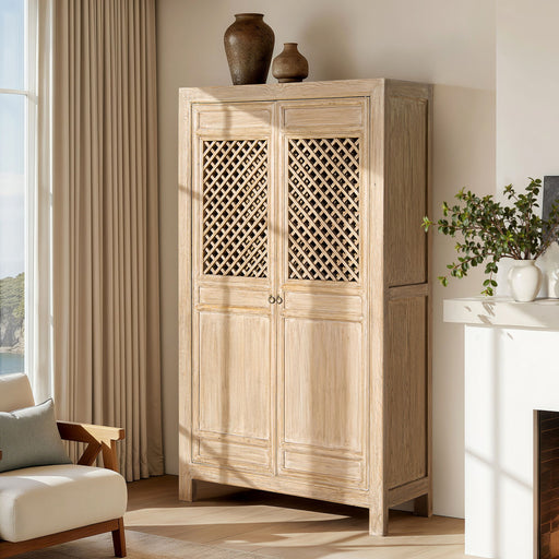 Arden - 2 Door Bookcase Storage Cabinet - Natural Jennifer Taylor Home
