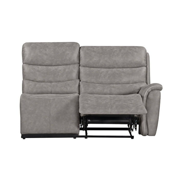 Kamari - RAF Loveseat With One Recliner - Gray