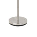 Jessa - Torchiere Floor Lamp With Soft Glass Shade - Silver Furniture Max