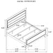 Oatfield - Panel Bed Furniture Max