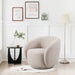 Swivel Accent Upholstered Barrel Chair Home Essentials