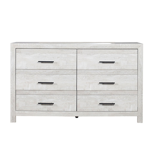 6 Drawer Dresser - Natural / Rustic Matrix Furniture Group